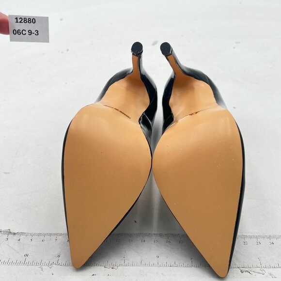 FSJ Women Pumps Sexy Pointed High Heel Patent Leather Classic Stilettos Slip On - Picture 6 of 7